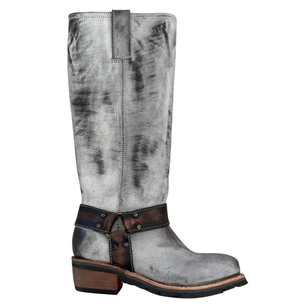 Freebird Wagner Women's Gray Leather Western Boots Size 6